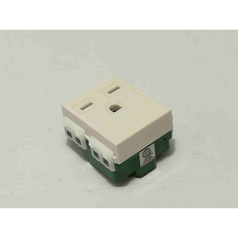 Aircon Receptacle Tandem Slots with Ground