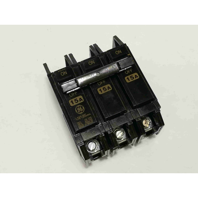 G.E. Circuit Breaker (THQC) – Bolt-On Type, 3 Pole, 240V, 22 KAIC