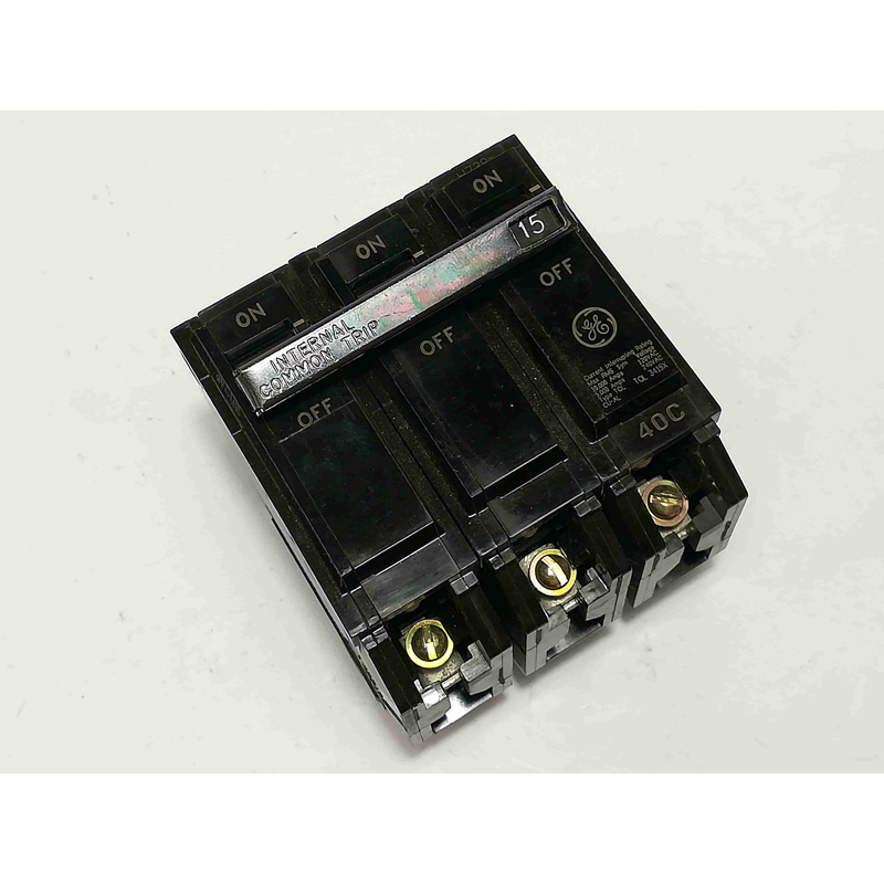 G.E. Circuit Breaker (TQL) – Plug-In Type, 3 Pole, 240V, 10 KAIC
