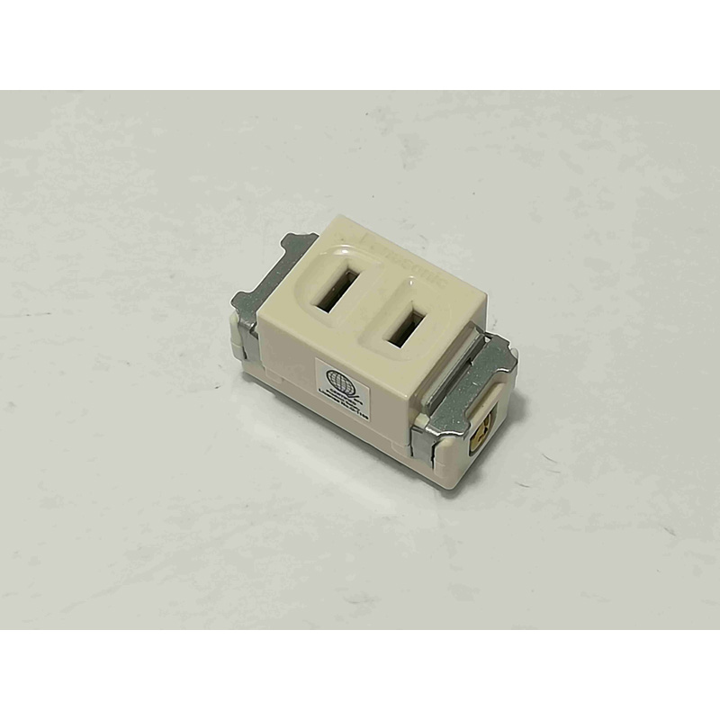 Single Receptacle Parallel Outlet without Ground