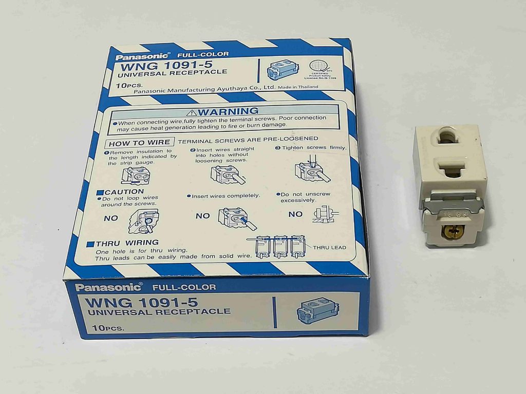 Single Electrical Receptacle Universal Slots Arizona Integrated