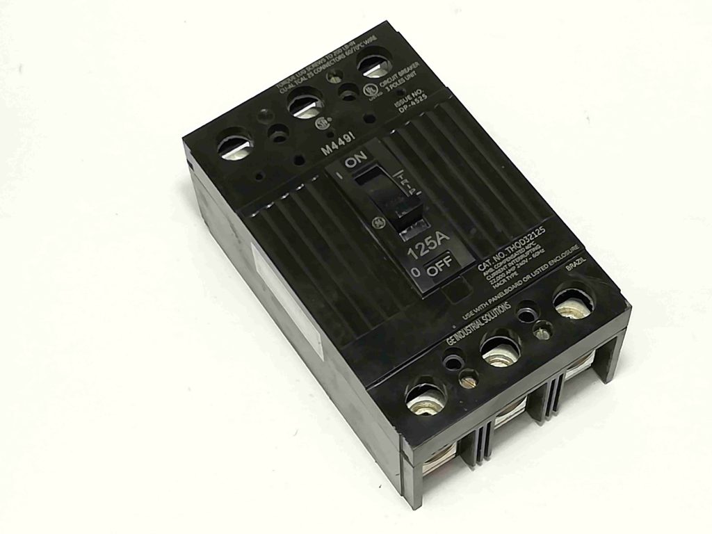G.E. Circuit Breaker (TQD) BoltOn Type, 3 Pole, 240V, 10 KAIC Arizona Integrated Technology