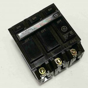 G.E. Circuit Breaker (TQL) - Plug-In Type, 3 Pole, 240V