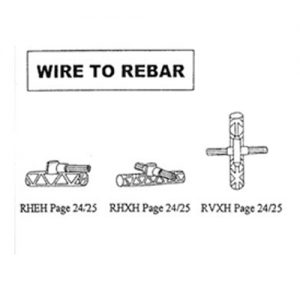 wire to rebar connection